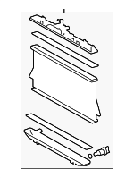 164000V230 - Belts &amp; Cooling: Radiator Assembly for Toyota: Highlander Image