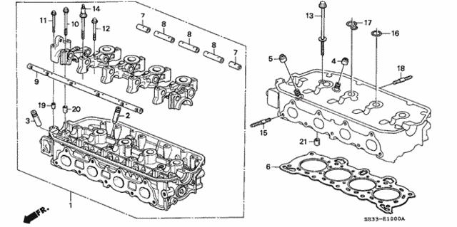 Cylinder Head (1) for 1995 Honda Civic #0