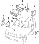 8971303280 - : Speaker Cover for Acura Image