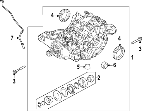 Axle & Differential for 2023 Land Rover Range Rover Sport #1