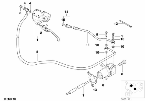 Clutch-Release Mechanism (Hydraulic) for 2004 BMW-Motorrad R 1100 S #0