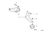 22111094835 - Engine and Transmission Suspension: Engine Support, Left for BMW Image