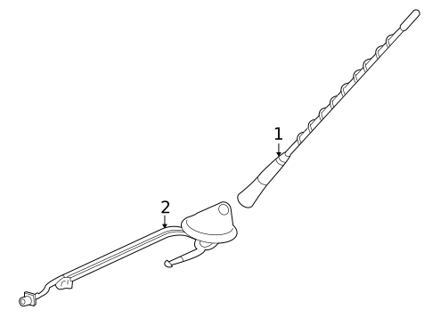 Antenna & Radio for 2009 Pontiac G8 #0