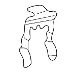 6958134010 - Body: Cylinder &amp; Keys Retainer for Toyota: Tundra Image