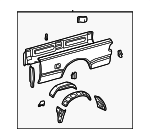 655000C030 - Body: Side Panel for Toyota: Tundra Image