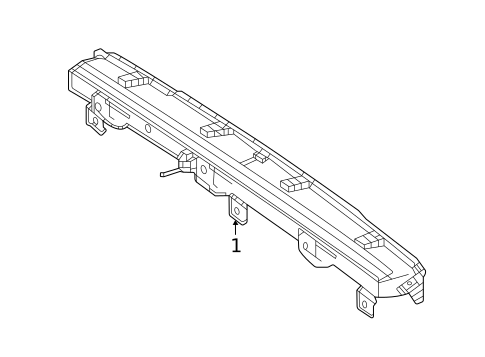 High Mounted Stop Lamp for 2020 Mercedes-Benz AMG GT #1