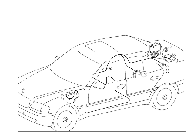 2028200926 - Electrical System: Control Unit for Mercedes-Benz Image image