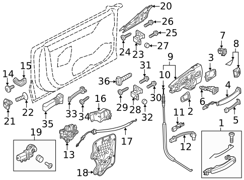 Lock & Hardware for 2018 Audi RS7 #1