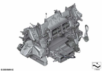 64119241196 - Heater and Air Conditioning: Distribution Housing a/C Unit for BMW: 535i, 535iX, 550i, 550iX, 740i, 740Li, 740LiX, 750i, 750iX, 750Li, 750LiX, 760Li, BMW ALPINA B7, BMW ALPINA B7L, BMW ALPINA B7LX, BMW ALPINA B7X, Hybrid 7, Hybrid 7L Image image