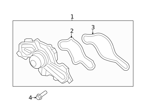 Water Pump for 2009 Ford Edge #0