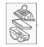13717639749 - : Air Cleaner Assembly for Mini: Cooper, Cooper Clubman, Cooper Countryman Image