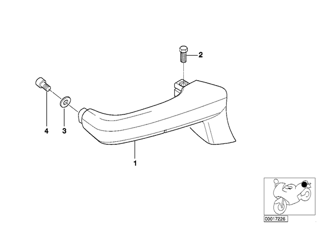 7129901130 - Frame and Mounting Parts: Isa Screw - M6X20-8.8-ZNNIV for BMW-Motorrad Image