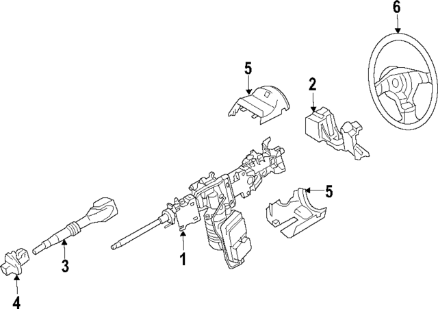 32306763447 - Steering: Steering Lock for BMW Image