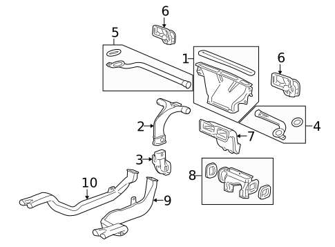 Ducts for 2008 Pontiac G5 #0