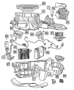 5019698AC - : A/C And Heater Unit Seal Kit for Dodge: Dakota Image