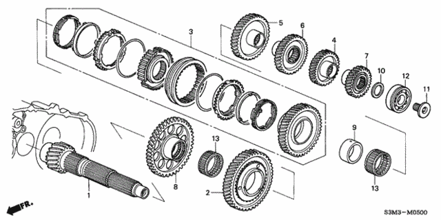 Countershaft for 2003 Acura CL #0