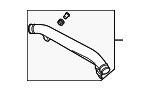 1K0129716 - Engine: Connector Pipe for Volkswagen: R32 Image