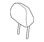 88700F3031XFJ - Body: Headrest for Hyundai Image