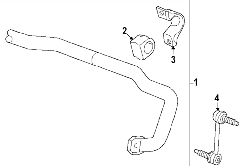 Stabilizer Bar & Components for 2025 Chevrolet Equinox EV #0