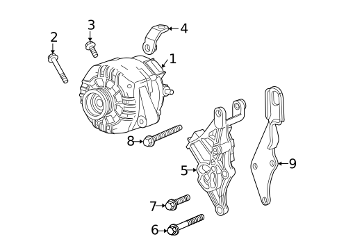 Alternator for 2006 Chevrolet Uplander #0
