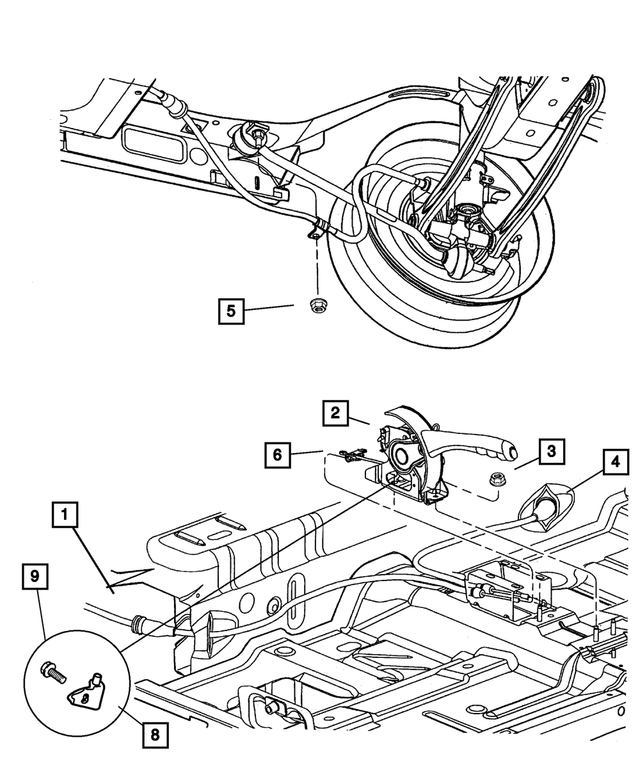 « XN40DX9AD –  : Frein De Stationnement Levier pour Mopar Image »