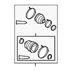 442750041 - : Boot Kit for Lexus: LS460, LS600h Image