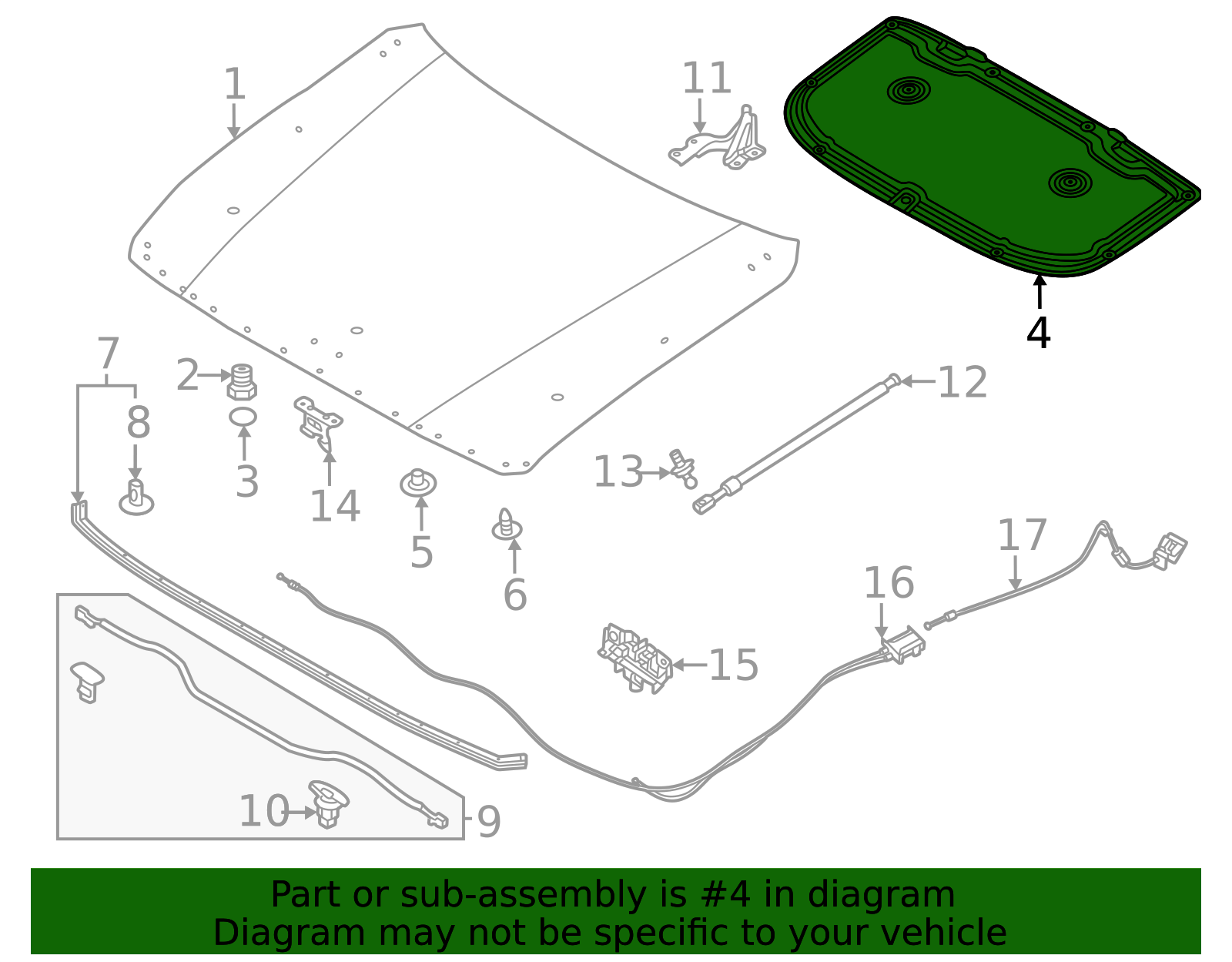 KBB3-56-681A - Hood Insulation Pad - 2024-2025 Mazda | Mazda Swag