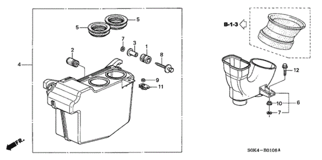 Resonator Chamber (Type-S) for 2003 Acura TL #0