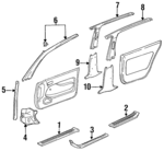 6791132010 - Body: Front Sill for Toyota: Camry Image