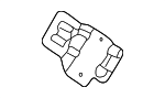 655512C000 - : 2003-2008 Hyundai Tiburon - Seat Reinforced for Hyundai: Tiburon Image