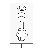 2307036010 - Fuel System: Valve for Lexus: ES300h, ES350, GS200t, GS300, GS350, GX550, IS200t, IS300, IS350, LC500h, LS500, LS500h, LX600, NX200t, NX250, NX300, NX350, RC200t, RC300, RC350, RX350, RX350L, RX450h, RX450hL Image