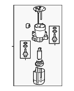 770200E130 - Fuel System: Electric Fuel Pump for Lexus: RX350, RX350L Image