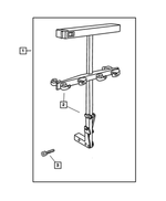 82204455 - Mopar Accessories - Component Parts: Ski - 4 Pair Carrier Kit for Mopar Image