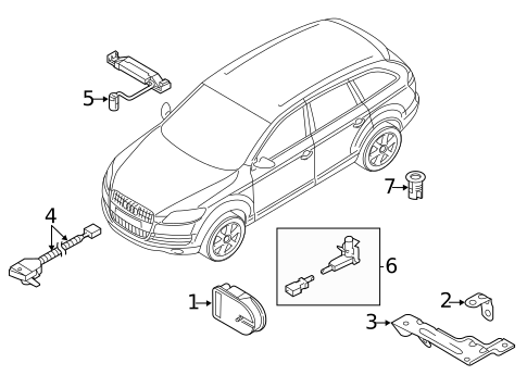 Alarm System for 2010 Audi Q7 #0