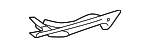 31349496 - Body: Gutter for Volvo: S60, S60 Cross Country Image
