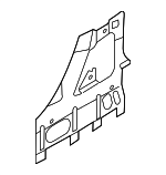 31294038 - Body: Pillar Reinforced for Volvo: S60, S60 Cross Country, V60, V60 Cross Country Image