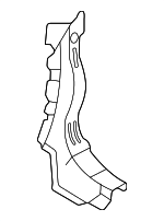 41007487205 - Body: Panel Support for BMW: 230i, 230i xDrive, 330e, 330e xDrive, 330i, 330i xDrive, 430i, 430i Gran Coupe, 430i xDrive, 430i xDrive Gran Coupe, M2, M240i, M240i xDrive, M3, M340i, M340i xDrive, M4, M440i, M440i Gran Coupe, M440i xDrive, M440i xDrive Gran Coupe Image