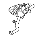 LR179474 - : Rear Muffler for Land-Rover Image