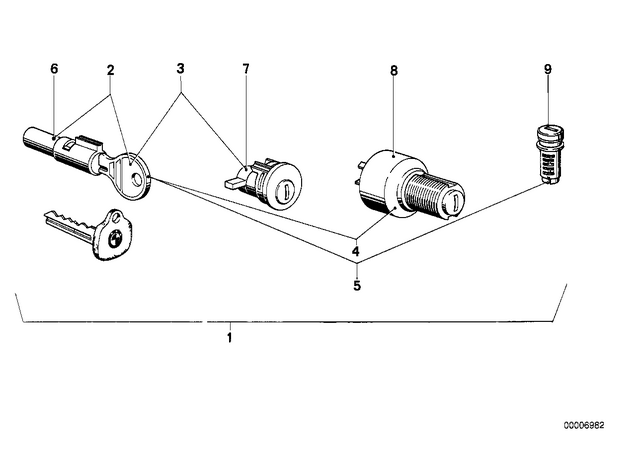 51251243277 - : Dual Seat Lock for BMW-Motorrad Image
