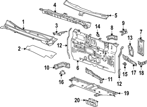 Cowl for 2025 Cadillac ESCALADE IQ #0