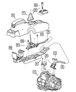 6101611 - NVG Manual Transaxle 5 Speed: Hex Head Screw And Washer for Mopar Image