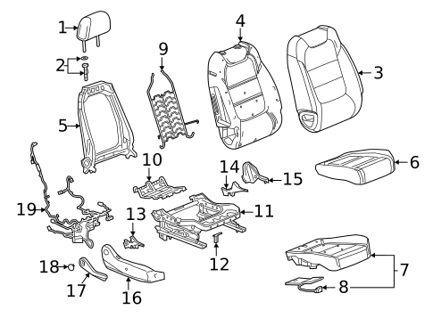 Power Seats for 2025 Chevrolet Trailblazer #1