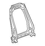 13526533 - : Seat Back Frame for Chevrolet: Trailblazer Image
