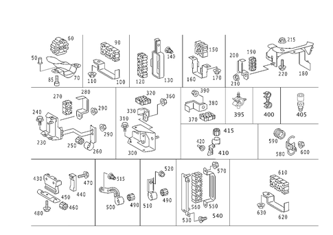 Hydraulic Line Mounting Parts for 2006 Mercedes-Benz CL500 #0