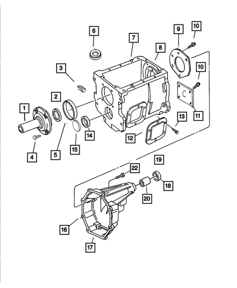 Case and Extension for 2001 Dodge Ram 2500 #1