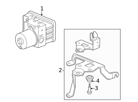 ABS Components for 2006 Honda CR-V #0