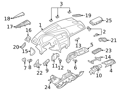 Instrument Panel for 2013 Audi RS5 #0