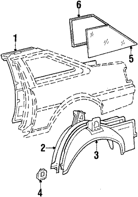 Inner Components for 1985 Toyota Corolla #1