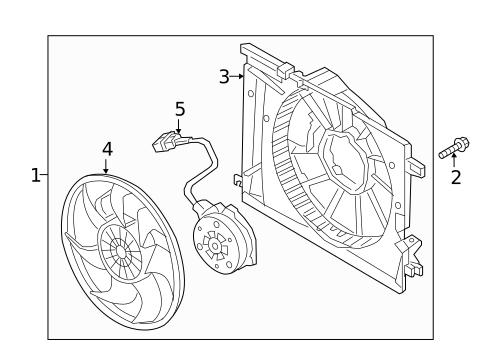 Cooling Fan for 2019 Genesis G90 #0