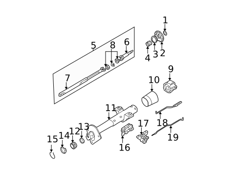 Ignition Lock for 1994 Chevrolet Camaro #1